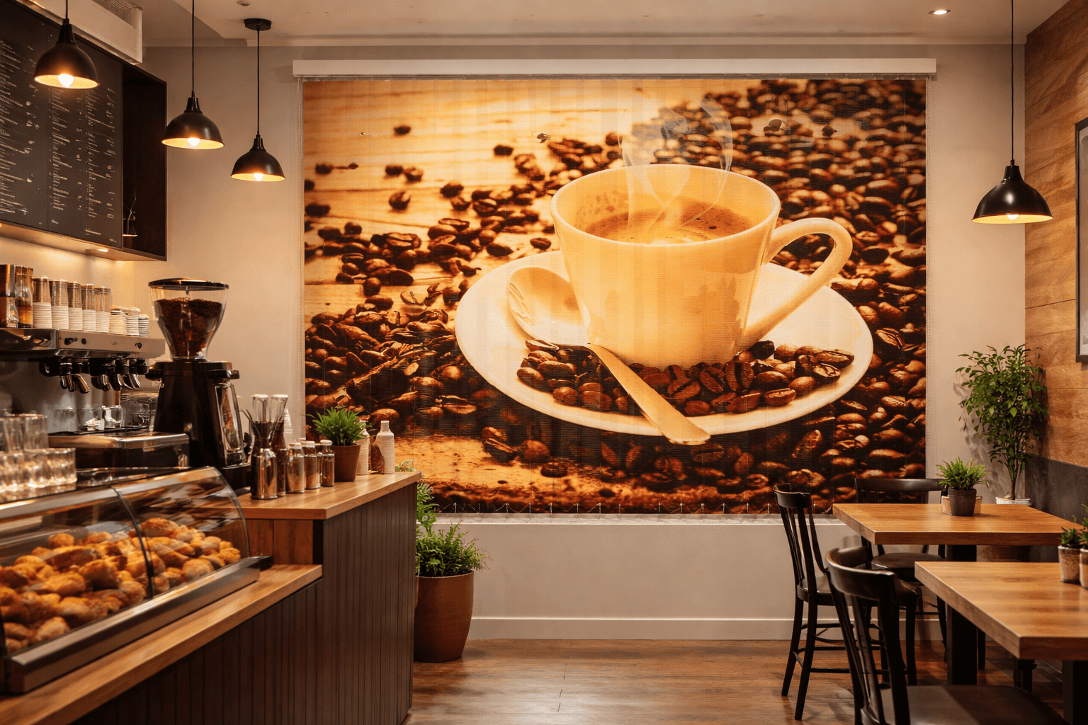 Business - Custom printed vertical blinds for Business