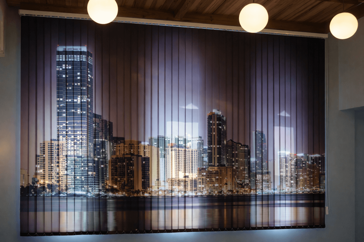 Business - Custom printed vertical blinds for Business
